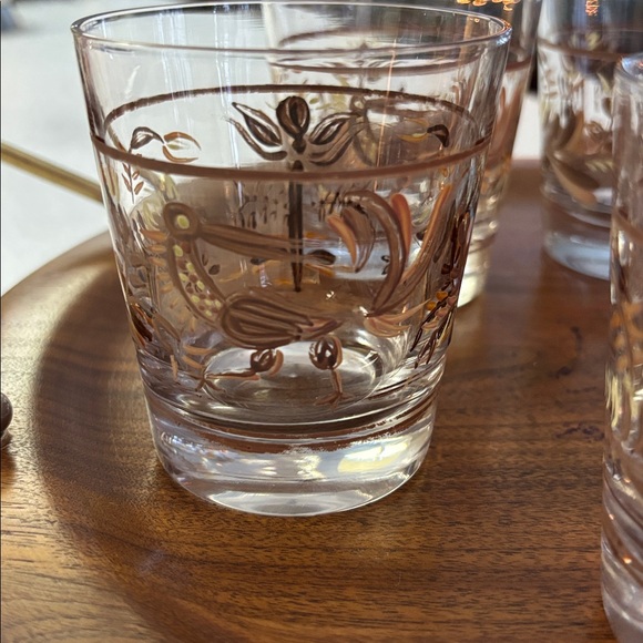 Vintage Hand-Painted Roadrunner Lowballs - Picture 4 of 10